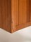 Vintage Teak Schreibtisch mit Schubladen 11