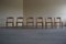 Sedie da pranzo moderne in pino massiccio di KS Furniture, Danimarca, anni '70, set di 6, Immagine 1