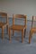 Danish Modern Solid Pine Dining Chairs by KS Furniture, 1970s, Set of 6 6