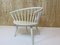 Vintage Scandinavian White Arka Chair by Yngve Ekstrom, 1950s 7