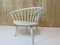 Vintage Scandinavian White Arka Chair by Yngve Ekstrom, 1950s, Image 7