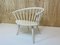 Vintage Scandinavian White Arka Chair by Yngve Ekstrom, 1950s 3