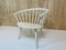 Vintage Scandinavian White Arka Chair by Yngve Ekstrom, 1950s, Image 3