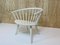 Vintage Scandinavian White Arka Chair by Yngve Ekstrom, 1950s, Image 5