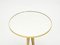 Golden Pedestal Resin Mirror Tables from Maison Roméo, 1970s, Set of 2, Image 6