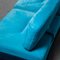 Italian Blue Fabric Sofa, 1980s, Image 10