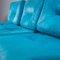 Italian Blue Fabric Sofa, 1980s, Image 3