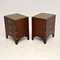 Antique Military Campaign Style Bedside Chests, Set of 2, Image 8