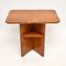 Art Deco Figured Walnut Occasional Side Table, Image 1