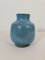 Blaue Emaille Vase von Jacques und Dani Ruelland, 1960er 2