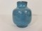 Blaue Emaille Vase von Jacques und Dani Ruelland, 1960er 4