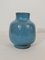 Blaue Emaille Vase von Jacques und Dani Ruelland, 1960er 1