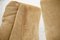 Armless Suede Leather Chairs, France, 1970s, Set of 3, Image 13