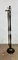 Italian Art Deco Mahogany Threaded Floor Lamp 1