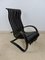 Scandinavian Wooden Black Lacquered Armchair, 1970s 2