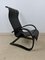 Scandinavian Wooden Black Lacquered Armchair, 1970s 7