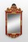 Red Wall Mirror, 1940s 1