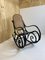 Vintage Black Bentwood Rocking Chair by Michael Thonet for Thonet 9