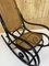 Rocking Chair Vintage en Bois Courbé Noir par Michael Thonet pour Thonet 4