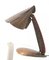Lámpara de mesa Escuela de Amsterdam Art Déco de martillo de Johan Verhey, años 30, Imagen 2