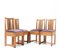 Art Deco Haagse School Oak Dining Room Chairs, 1920s, Set of 6, Image 4