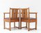Art Deco Haagse School Oak Dining Room Chairs, 1920s, Set of 6, Image 7