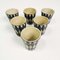 German Ceramic Mugs, 1950s, Set of 6, Image 3