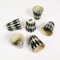 German Ceramic Mugs, 1950s, Set of 6 7