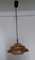 Lampada da soffitto vintage con paralume in rame, anni '70, Immagine 2