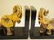 Art Deco Ceramic and Wooden Elephant Bookends, Set of 2 8