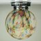 Art Deco Glass Ceiling Lamp, 1930s, Image 5