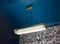 Lámpara de techo italiana de latón y vidrio acrílico, años 50, Imagen 2