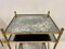 3-Tier Brass and Eglomise Side Tables, Set of 2, Image 8