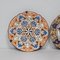 19th Century Painted Porcelain Dishes, Set of 2 4