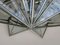 Nickel-Plated and Glass Faceted Ceiling Light, 1970s 11
