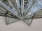 Nickel-Plated and Glass Faceted Ceiling Light, 1970s, Image 11