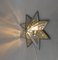 Nickel-Plated and Glass Faceted Ceiling Light, 1970s, Image 8