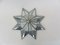 Nickel-Plated and Glass Faceted Ceiling Light, 1970s, Image 16