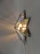 Nickel-Plated and Glass Faceted Ceiling Light, 1970s 9