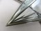 Nickel-Plated and Glass Faceted Ceiling Light, 1970s, Image 13