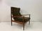 Danish Teak Armchair and Stool, 1960s, Set of 2, Image 6