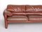 Italian Maralunga Leather Sofa by Vico Magistretti for Cassina, Image 14