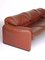 Italian Maralunga Leather Sofa by Vico Magistretti for Cassina, Image 6