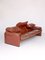 Italian Maralunga Leather Sofa by Vico Magistretti for Cassina 2