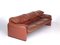 Italian Maralunga Leather Sofa by Vico Magistretti for Cassina, Image 4