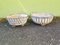 Vintage Brutalist Concrete Planters, Set of 2, Image 1