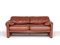 Italian Leather Maralunga Sofa by Vico Magistretti for Cassina, Image 7