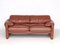 Italian Leather Maralunga Sofa by Vico Magistretti for Cassina, Image 3