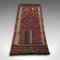 Vintage Middle Eastern Suzani Kilim Runner Rug, Image 5