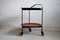 Carrello bar Mid-Century pieghevole in teak, Immagine 6